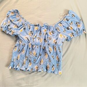 cute light blue blouse